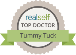 RealSelf Top Doc Tummy Tuck badge