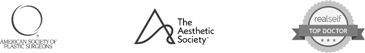 American Society of Plastic Surgeons, The Aesthetic Society, RealSelf Top Doctor