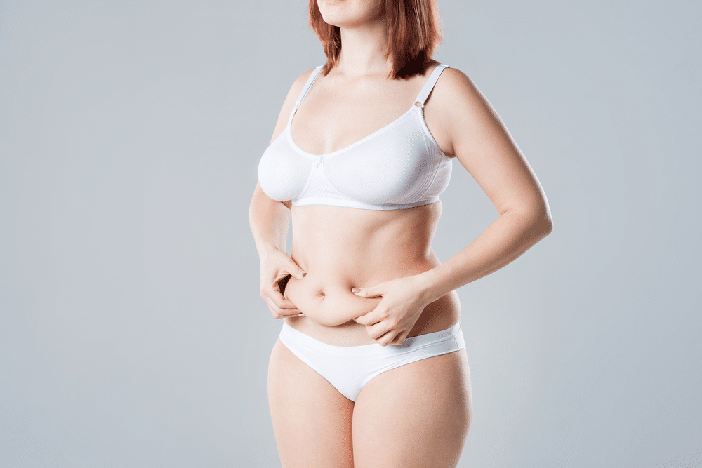 Premium Photo  Health stomach underwear and body of woman satisfied with  diet results fitness target goals or weight loss progress wellness  healthcare and abdomen of model with tummy tuck body transformation